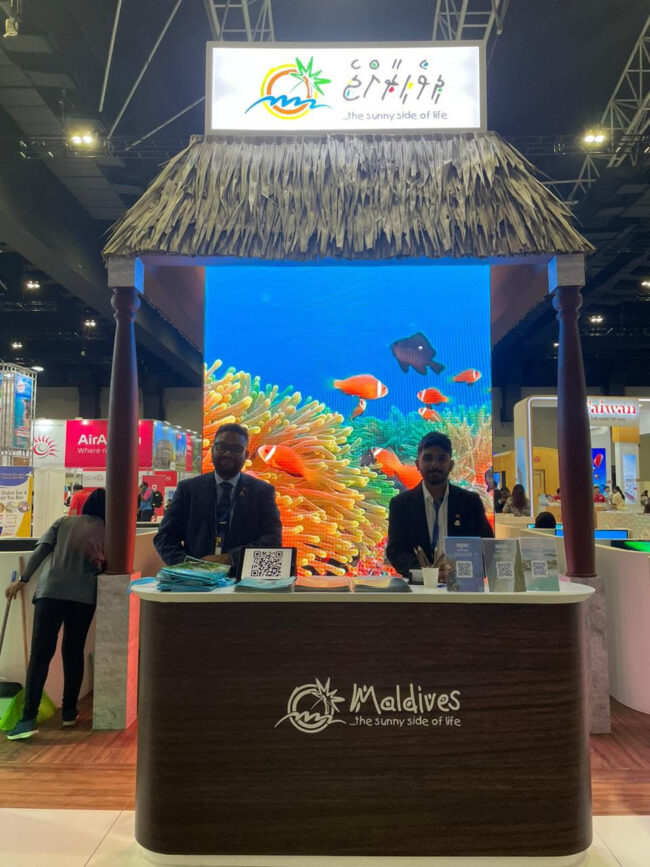 Maldives Booth at MATTA 2024 MATTA 2024 and the Maldives booth, showcasing its creativity.