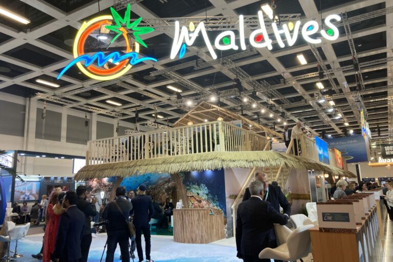 Maldives at ITB Berlin 2023 The Maldives' impressive booth at ITB Berlin 2023.