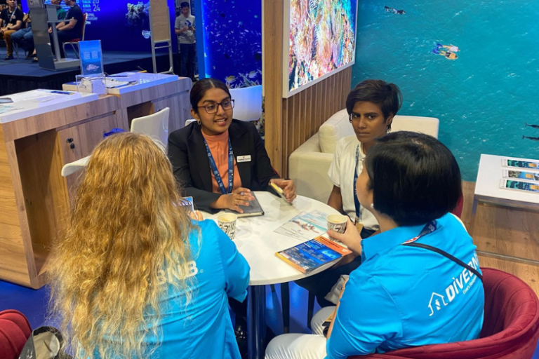 ADEX Ocean Mission 2024 at the Maldives booth ADEX Ocean Mission 2024 at the Maldives booth