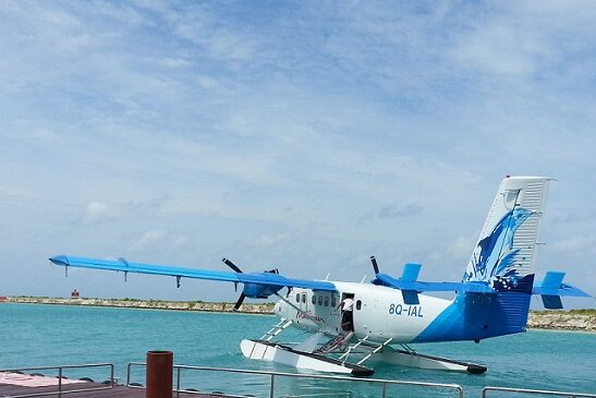 Maldivian Airlines seaplane getting ready to take off. Photo Credit: hoteliermaldives.com via Google Images Maldivian Airlines seaplane getting ready to take off. Photo Credit: hoteliermaldives.com via Google Images