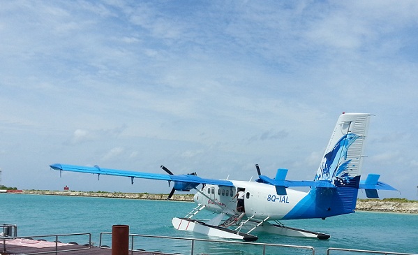 Maldivian Airlines seaplane getting ready to take off. Photo Credit: hoteliermaldives.com via Google Images Maldivian Airlines seaplane getting ready to take off. Photo Credit: hoteliermaldives.com via Google Images