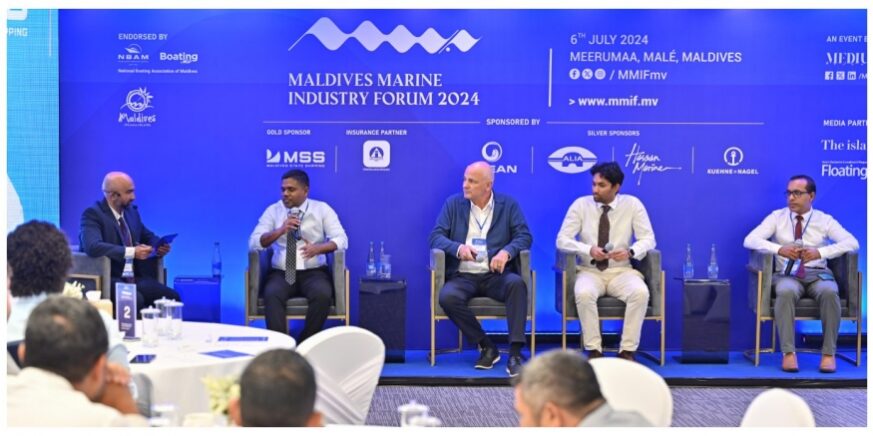 Maldives Marine Industry Forum 2024 panel in progress. Photo Credit: The islandchief via Google Images Maldives Marine Industry Forum 2024 panel in progress. Photo Credit: The islandchief via Google Images