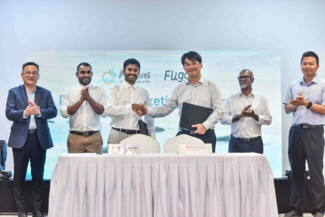 MMPRC & Fliggy Sign MOU to Strengthen Presence in China. Photo Credit: mmprc – Visit Maldives via Google Images MMPRC & Fliggy Sign MOU to Strengthen Presence in China. Photo Credit: mmprc - Visit Maldives via Google Images