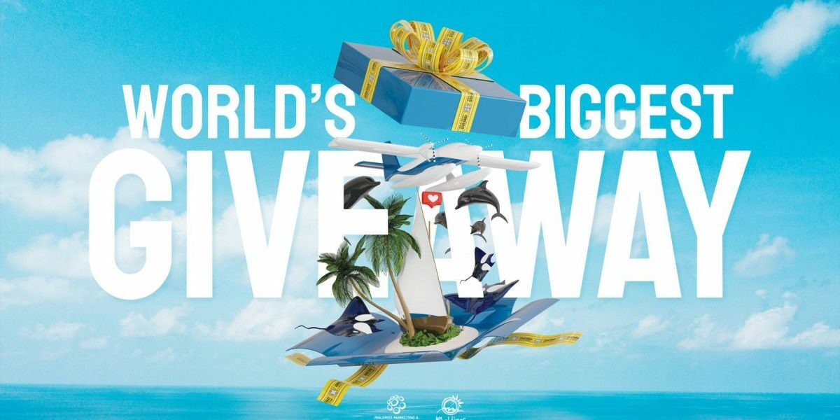 The World's Biggest Giveaway by Visit Maldives for 2025. Photo Credit: Visit Maldives