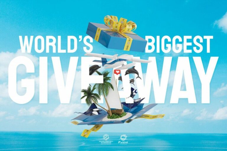 The World’s Biggest Giveaway by Visit Maldives for 2025. Photo Credit: Visit Maldives The World's Biggest Giveaway by Visit Maldives for 2025. Photo Credit: Visit Maldives
