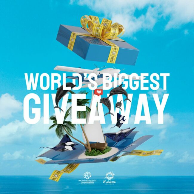 ‘World’s Biggest Giveaway’ by Visit Maldives has Begun. Photo Credit: Visit Maldives ‘World’s Biggest Giveaway’ by Visit Maldives has Begun. Photo Credit: Visit Maldives