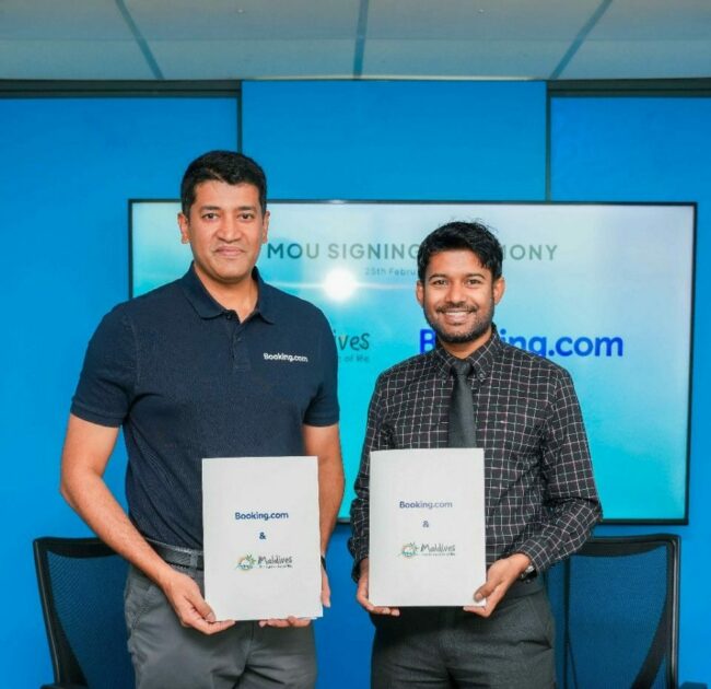 Booking.com & MMPRC Team Up to Promote Maldivian Tourism. Photo Credit: Visit Maldives Booking.com & MMPRC Team Up to Promote Maldivian Tourism. Photo Credit: Visit Maldives
